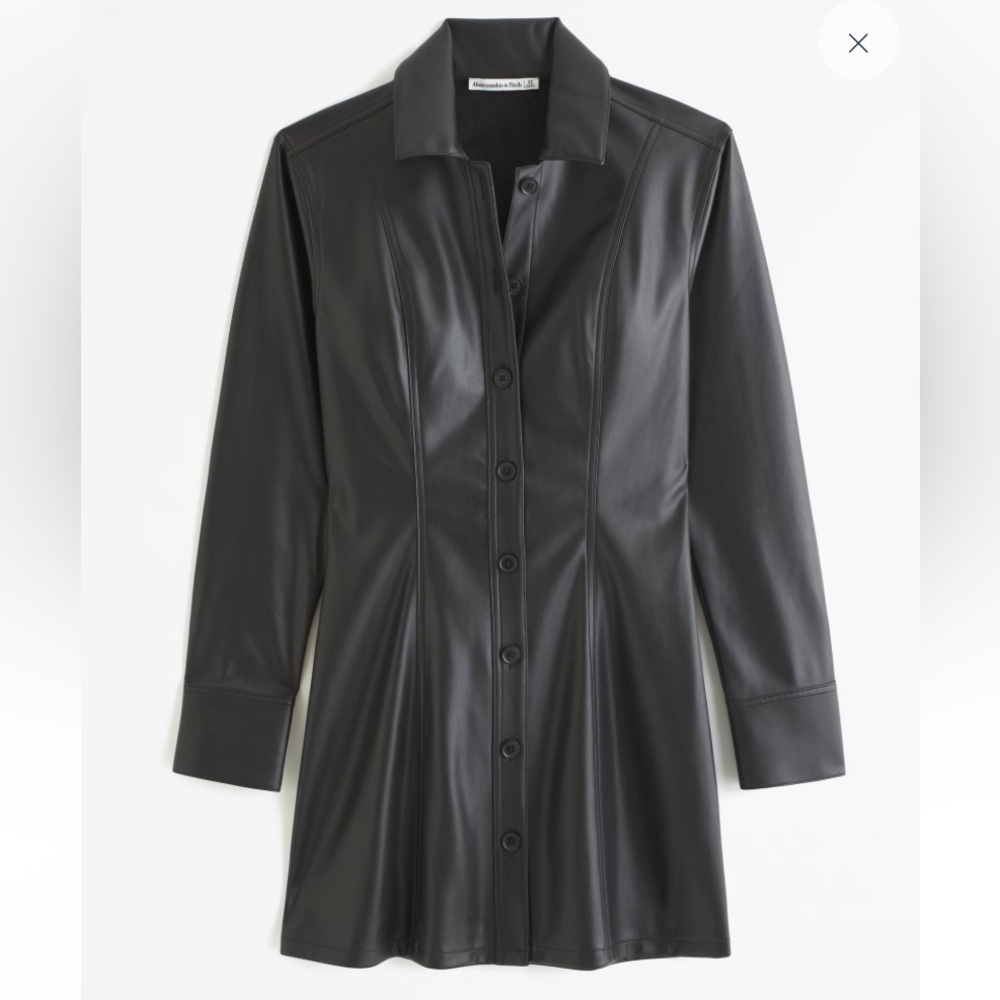 Abercrombie Vegan Leather Dress